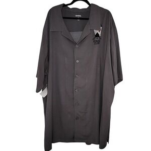 King Size Gray‎ Rayon Poker Shirt